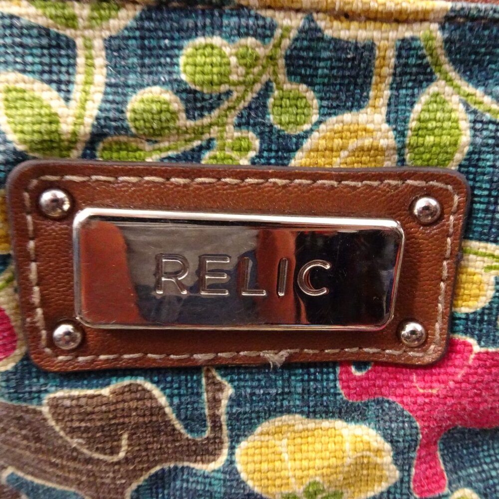 Relic By Fossil Crossbody Bag Elephant Floral Can… - image 3